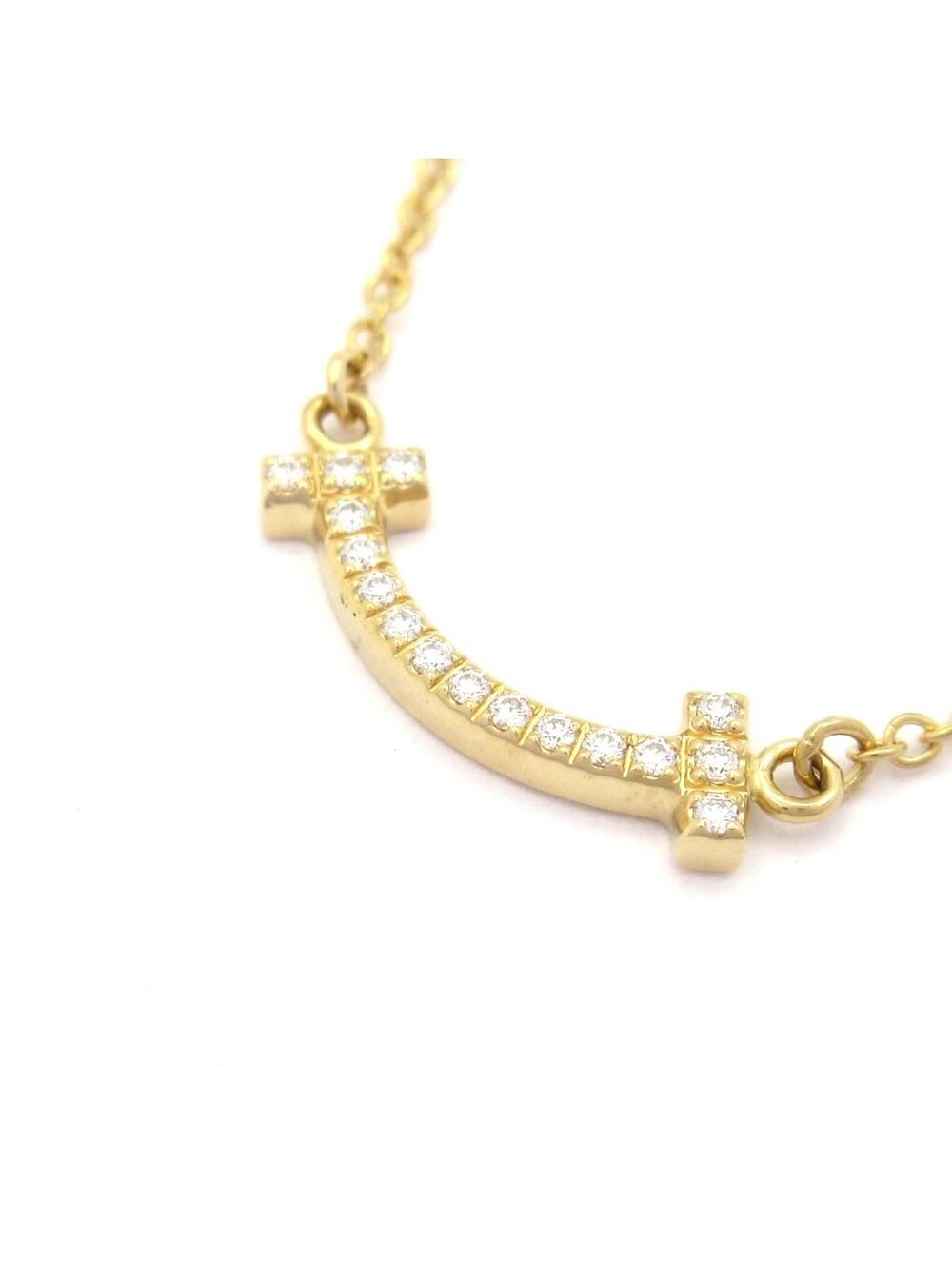 Tiffany&Co. T Smile Pendant Mini 18K #279494T22B